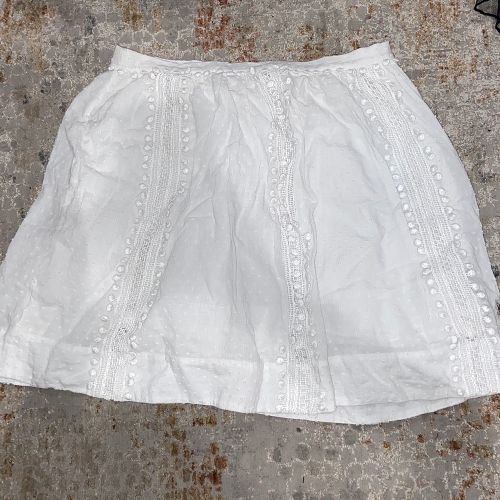 Rarely Worn, J. Crew White Skirt